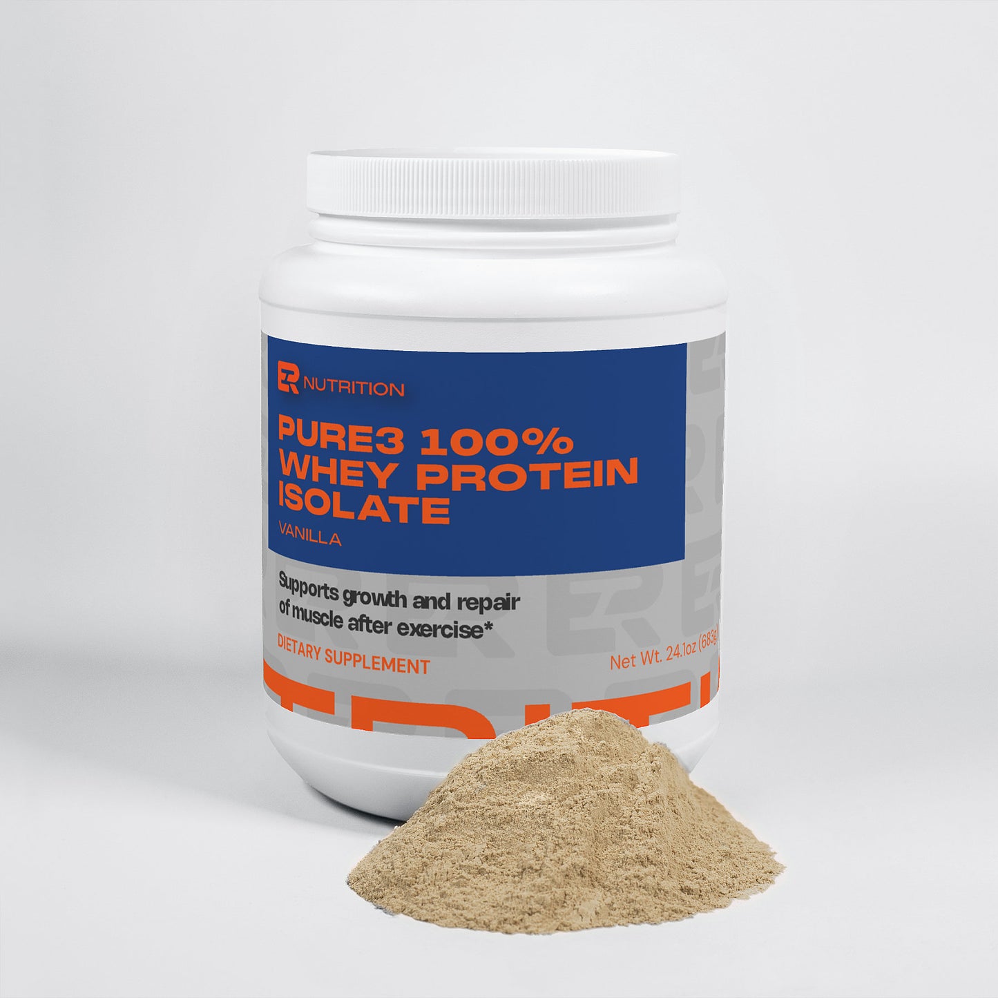 Pure3 100% Whey Protein Isolate (Vanilla)